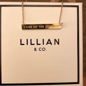 Preowned Lillian & Co Bar Necklace (Gold)